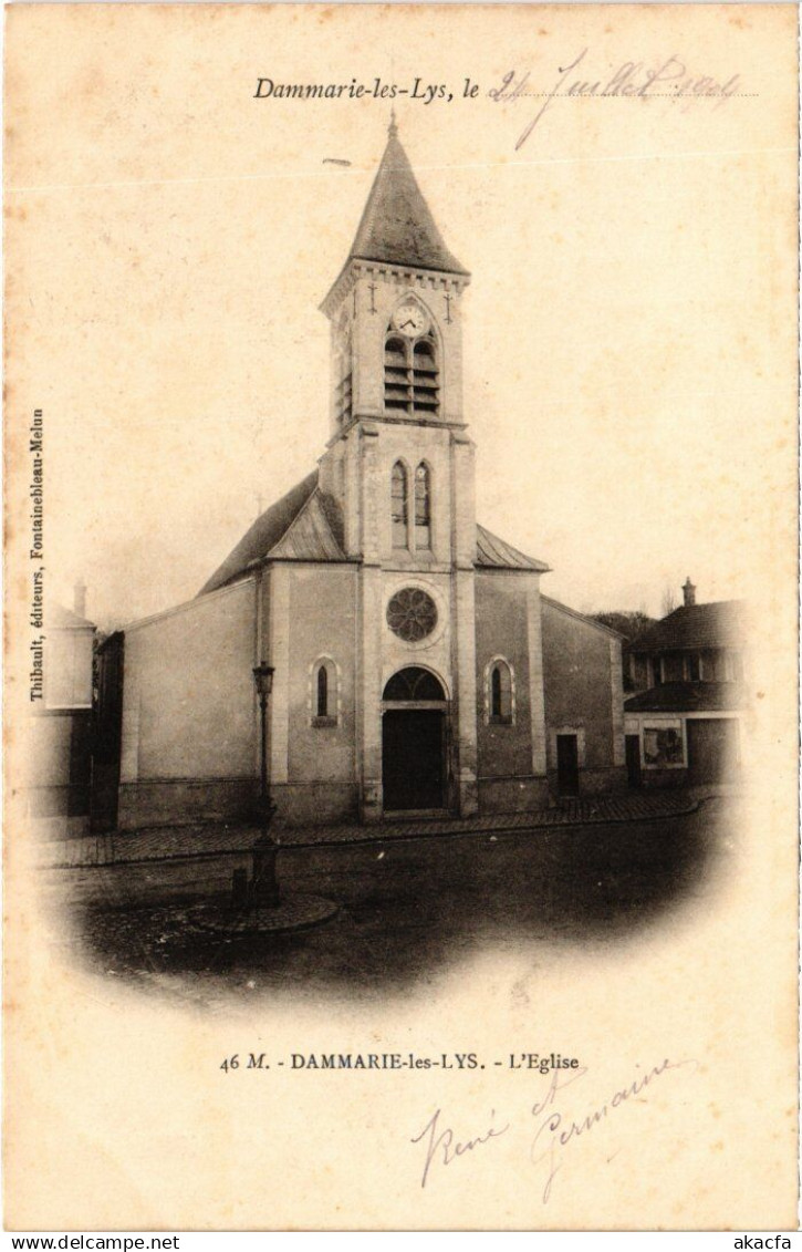 CPA DAMMARIE-les-LYS Eglise (1329459)