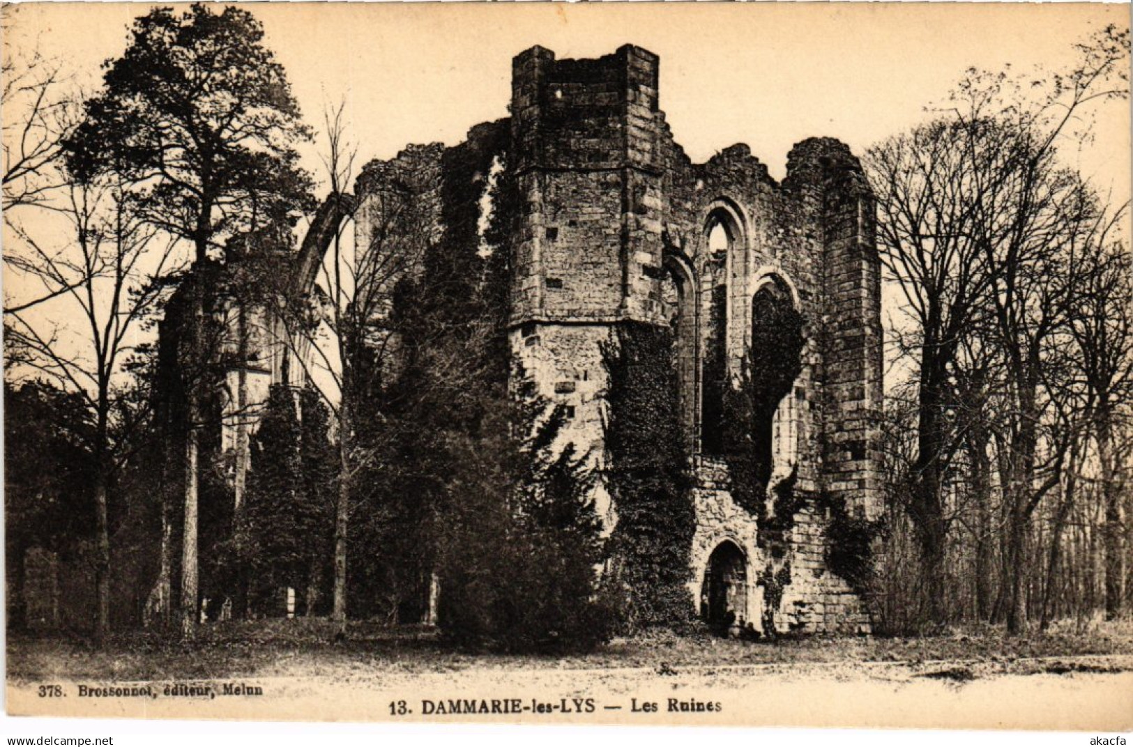 CPA DAMMARIE-les-LYS Les Ruines (1329440)
