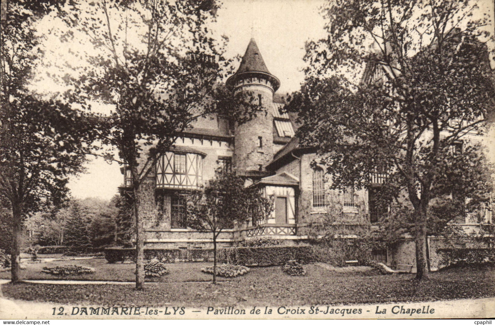 CPA Dammarie Les Lys Pavillon De La Croix St Jacques