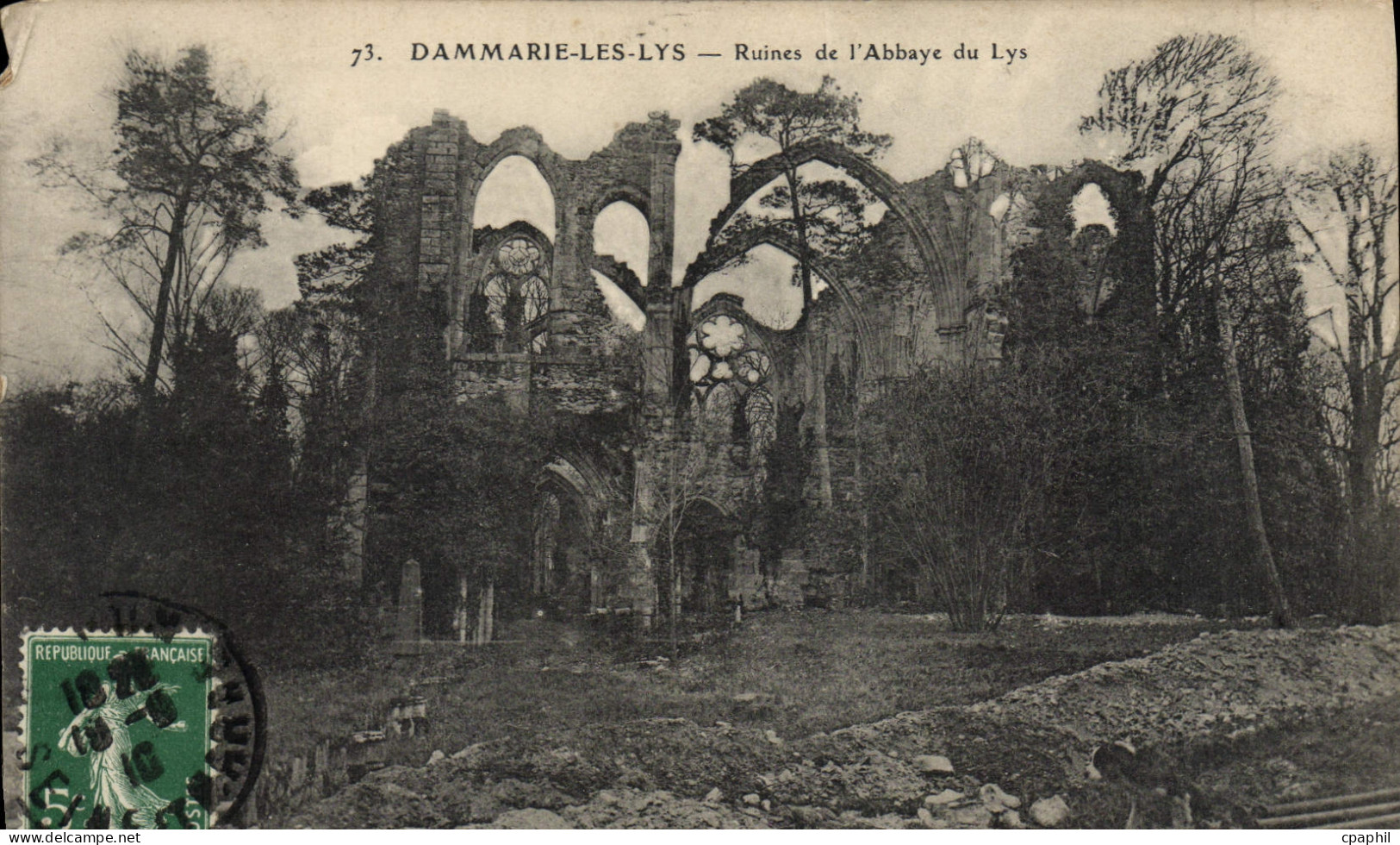 CPA Dammarie Les Lys Ruines de L'Abbaye Du Lys