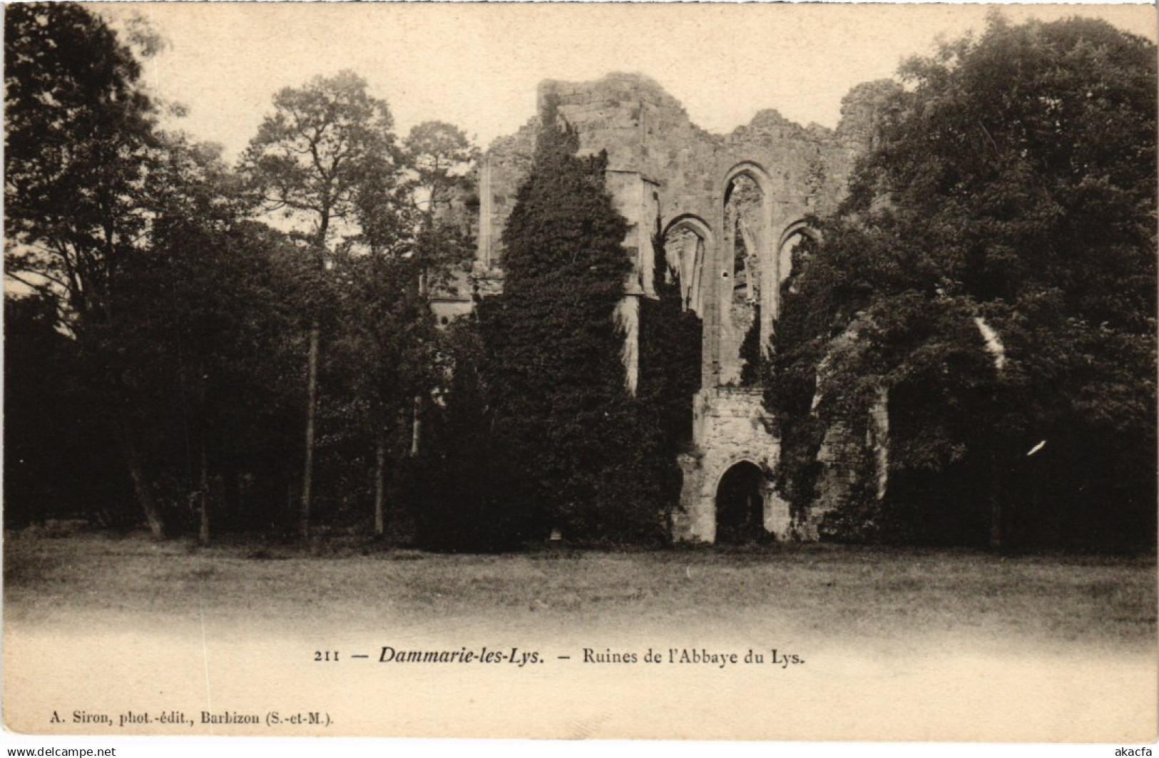 CPA DAMMARIE-les-LYS Ruines de l'Abbaye du Lys (1329448)