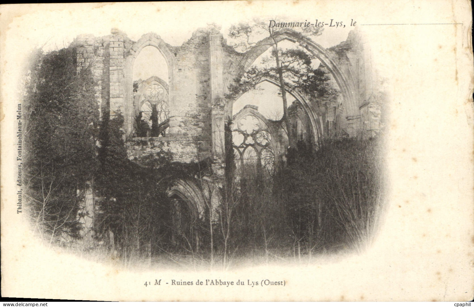 CPA Dammarie les Lys Ruines de l'Abbaye du Lys Ouest