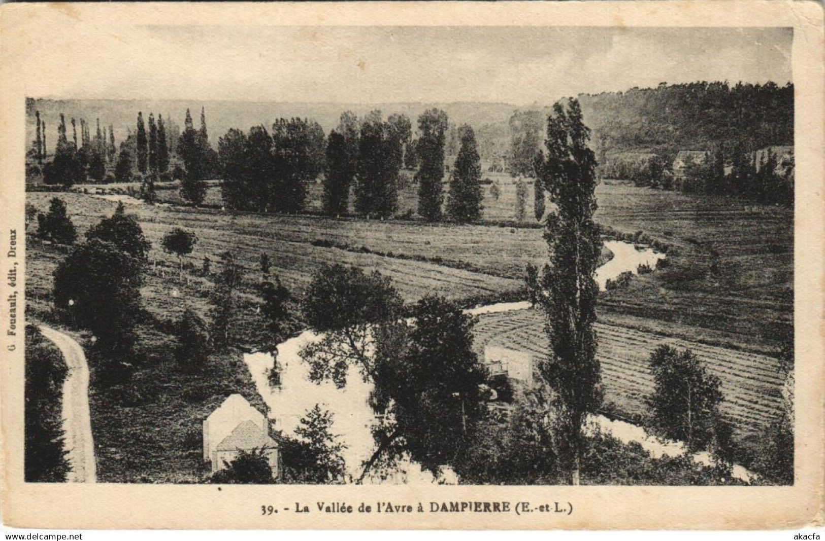 CPA DAMPIERRE La Vallee de l'Avre a Dampierre (1201747)