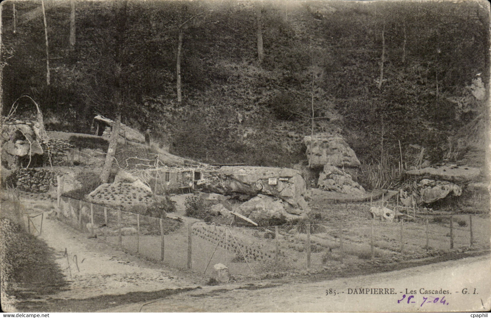 CPA Dampierre Les cascades