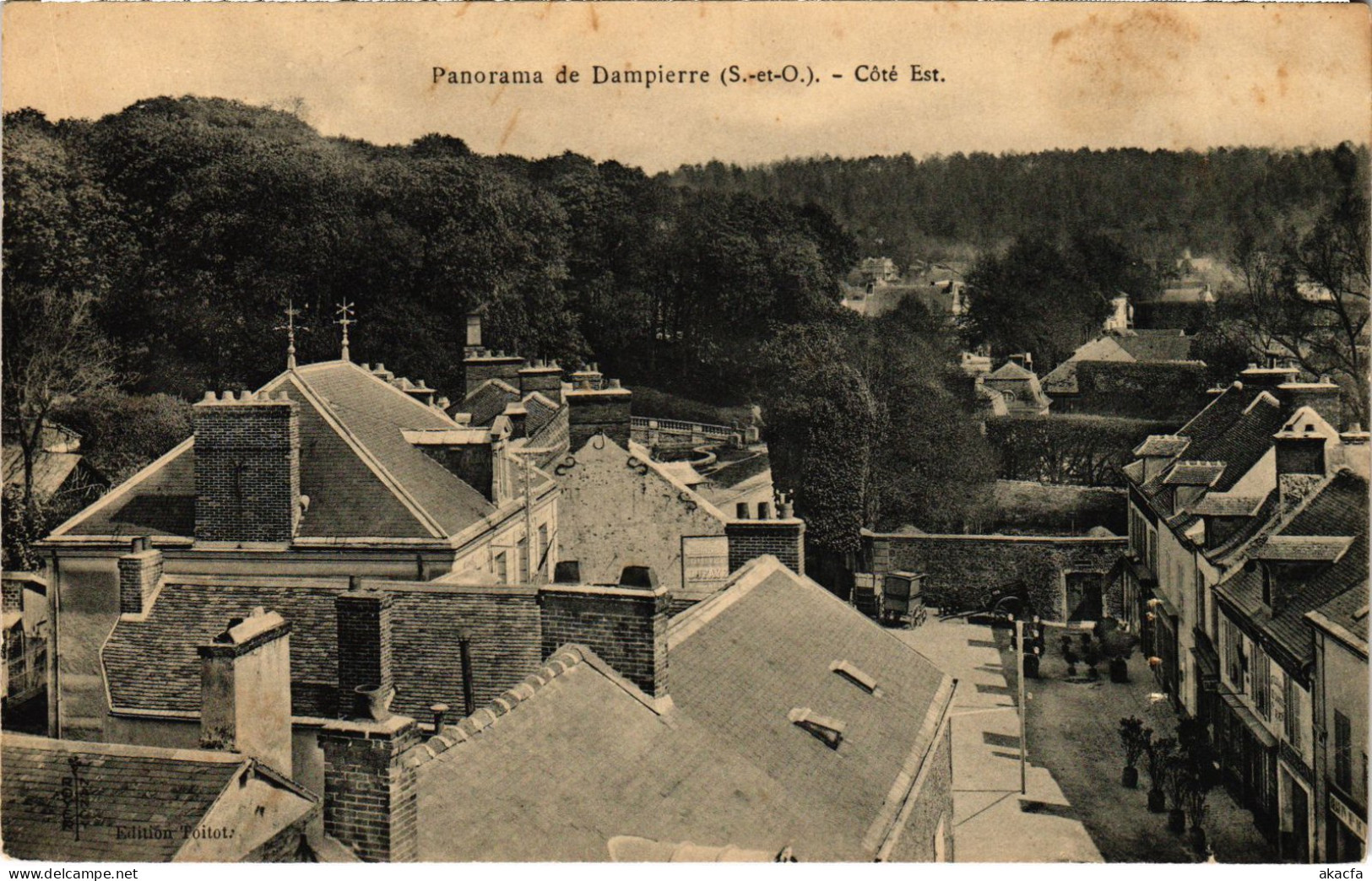 CPA DAMPIERRE Panorama - Cote Est (1412423)