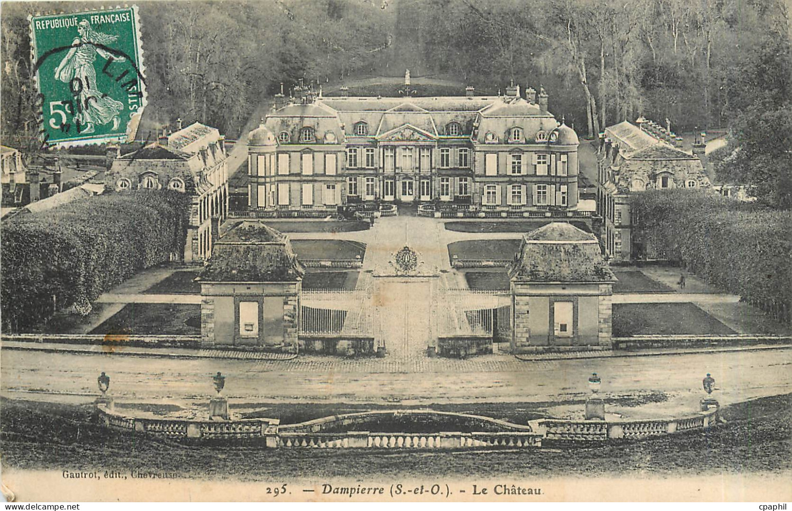 CPA Dampierre S et O Le Chateau