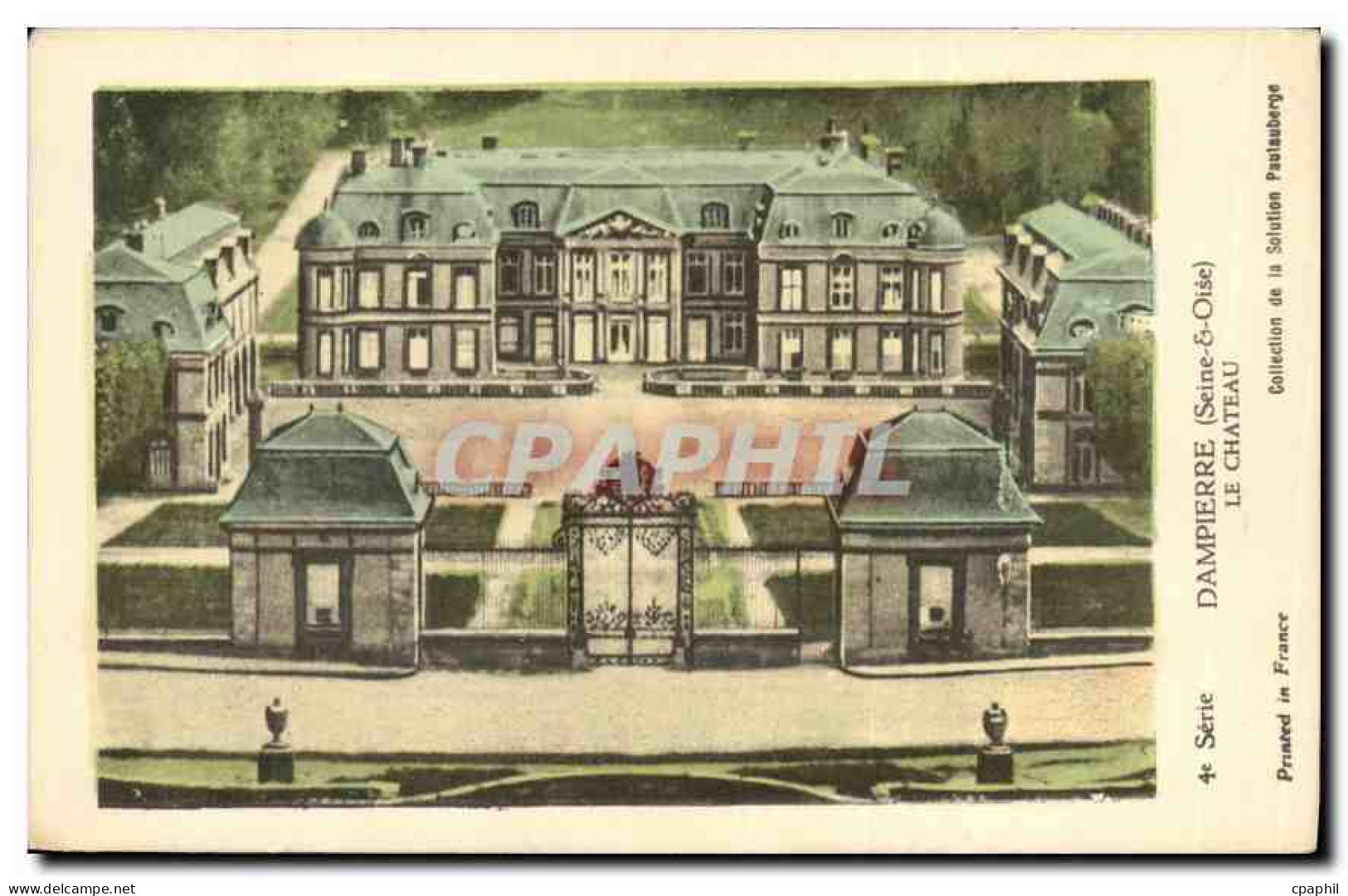 CPA Dampierre Seine oise Le Chateau