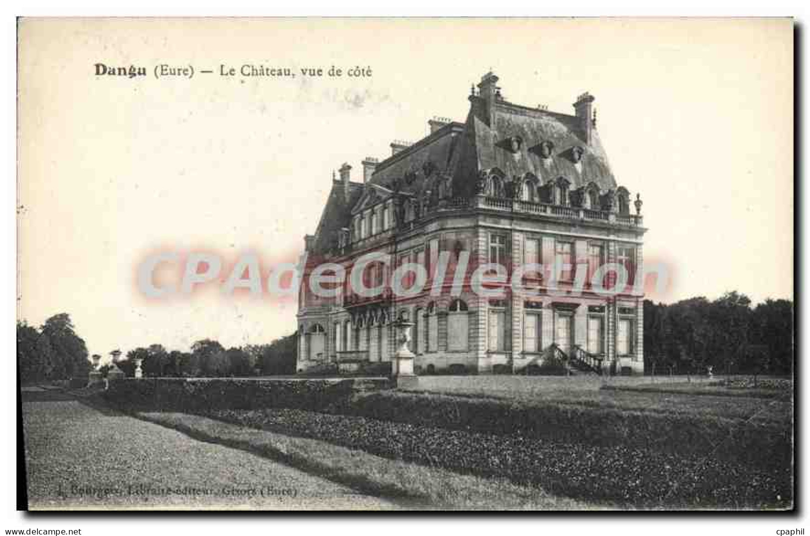 CPA Dangu Le Chateau Vue De Cote