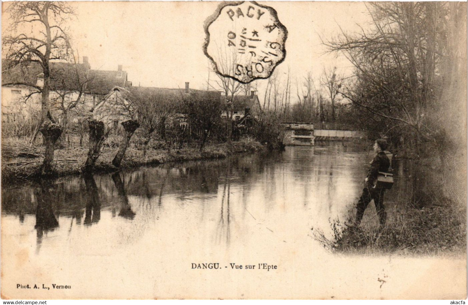 CPA DANGU - Vue sur l'Epte (392914)