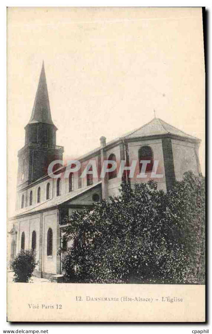 CPA Dannemarie Hte Alsace l'Eglise