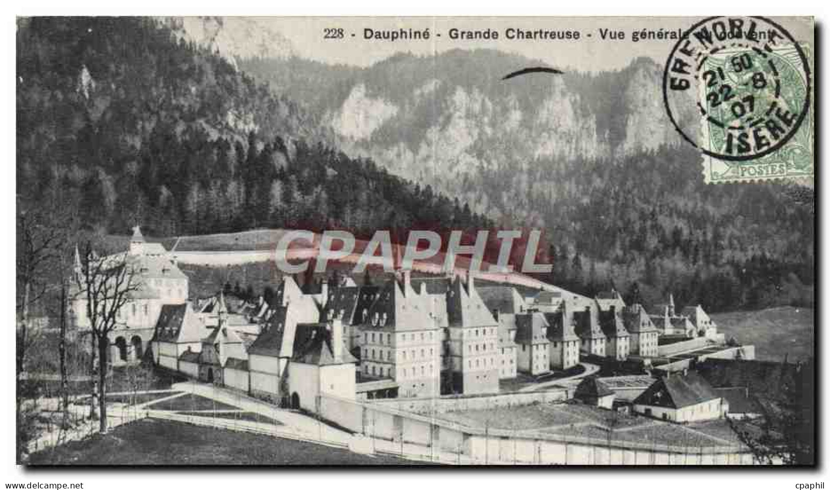 CPA Dauphine Grande Chartreuse Vue Generale