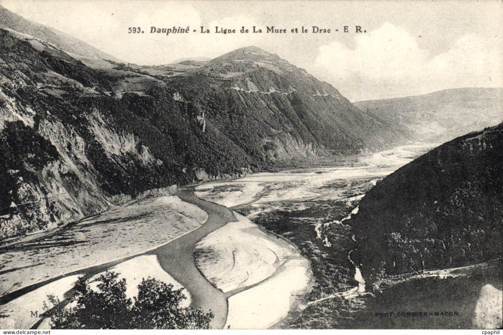 CPA Dauphine la Ligne de la Mure et le Drac