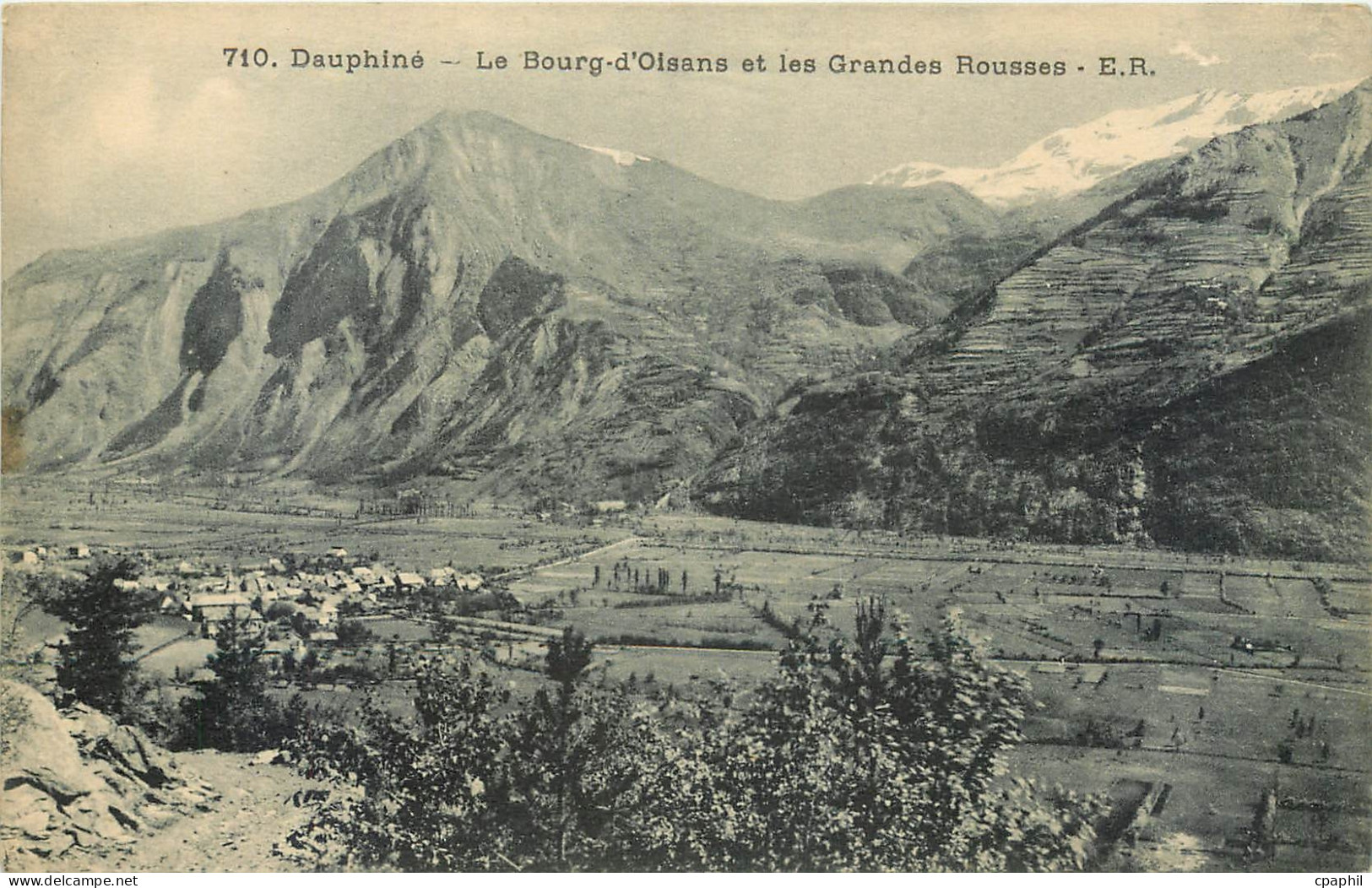 CPA Dauphine le Bourg d'Oisans et les Grandes Rousses
