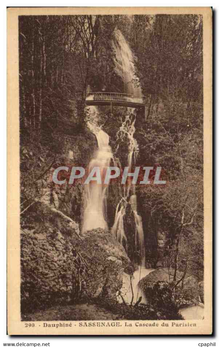CPA Dauphine sassenage cascade du parisien