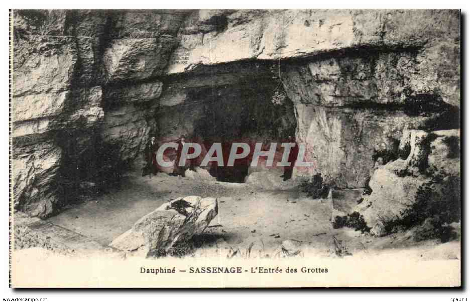 CPA Dauphine Sassenage L'Entree des Grottes