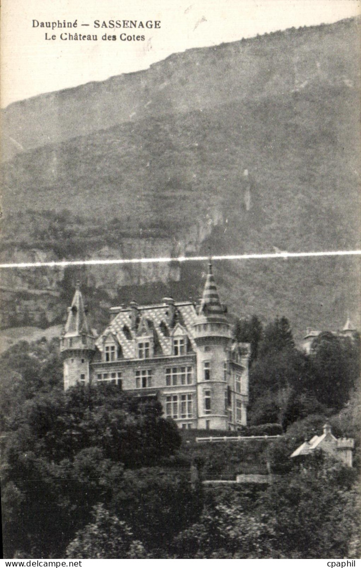 CPA DAuphine Sassenage Le Chateau des Cotes