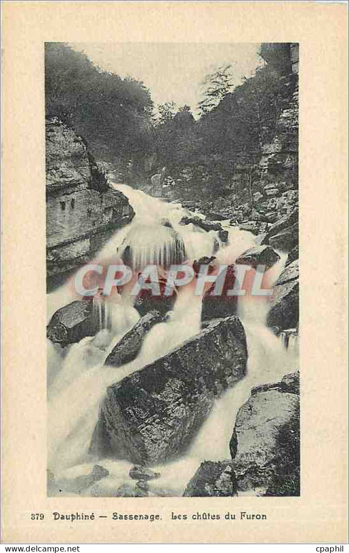 CPA Dauphine Sassenage les chutes du Furon