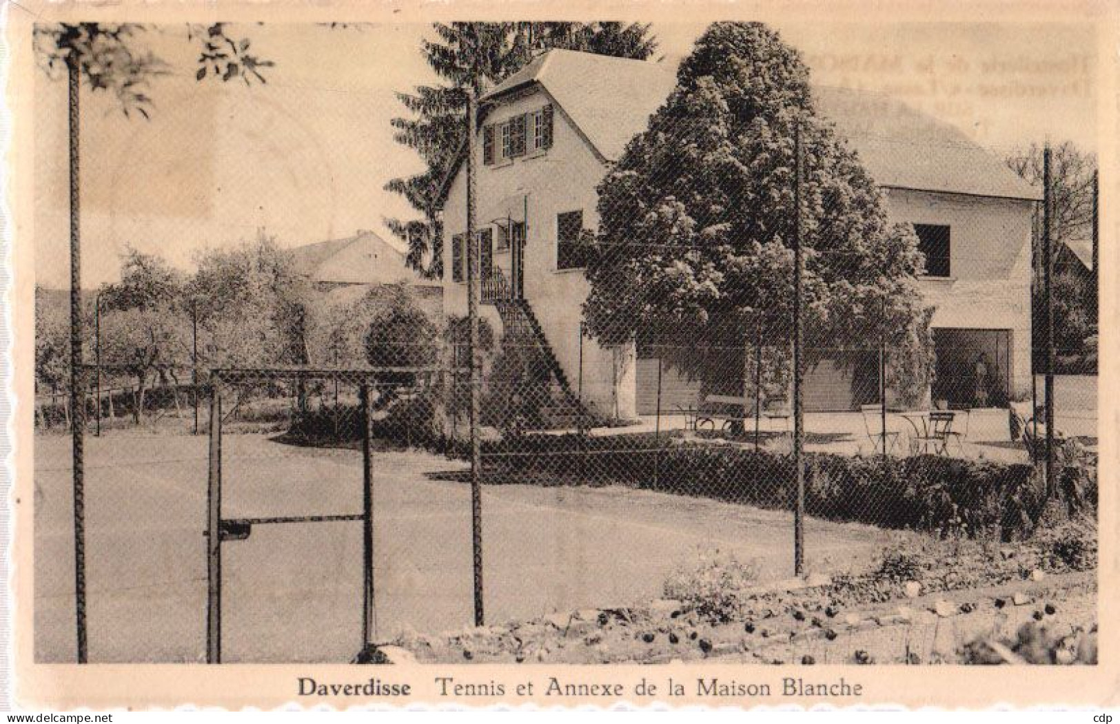 CPA daverdisse  tennis  1932