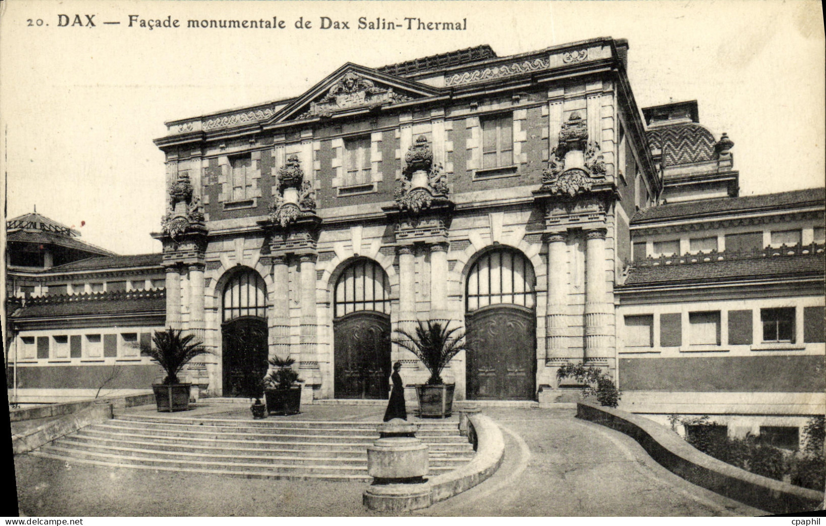 CPA Dax Facade monumentale de Dax Salin Thermal
