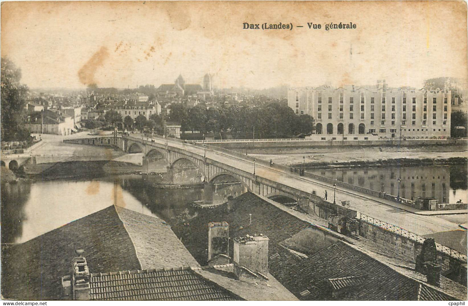 CPA Dax Landes Vue generale