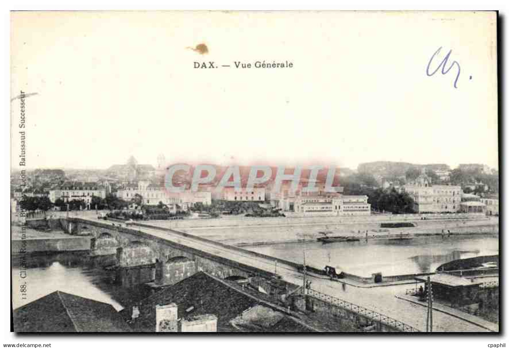 CPA Dax Vue generale