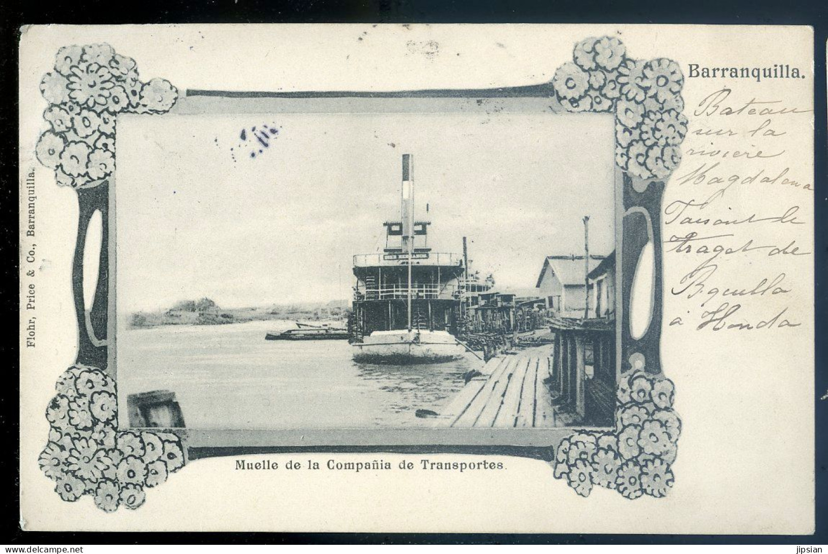 cpa de Colombie Barranquilla , Muelle de la Compania de Transportes   MAI24-02