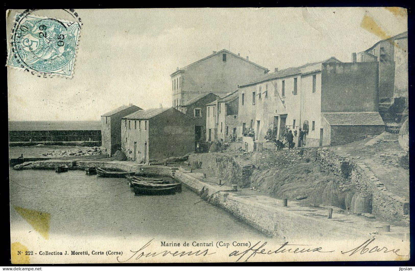 cpa de Corse 20 2B Marine de Centuri  -- cap Corse   STEP83