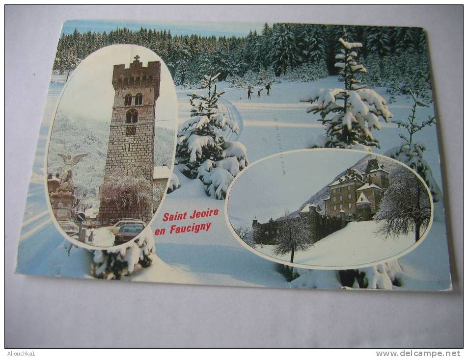 CPA DE LE MARIGNIER  ST JEOIRE EN FAUCIGNY   / HAUTE SAVOIE/ 74 / POUR SEPTEME SLES VALLONS 13 BDR / 1994