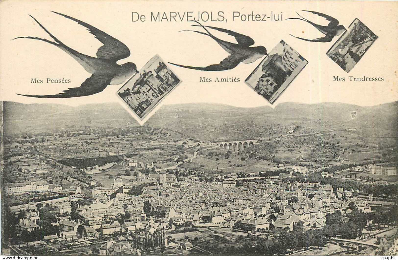 CPA De Marvejols Portez lui