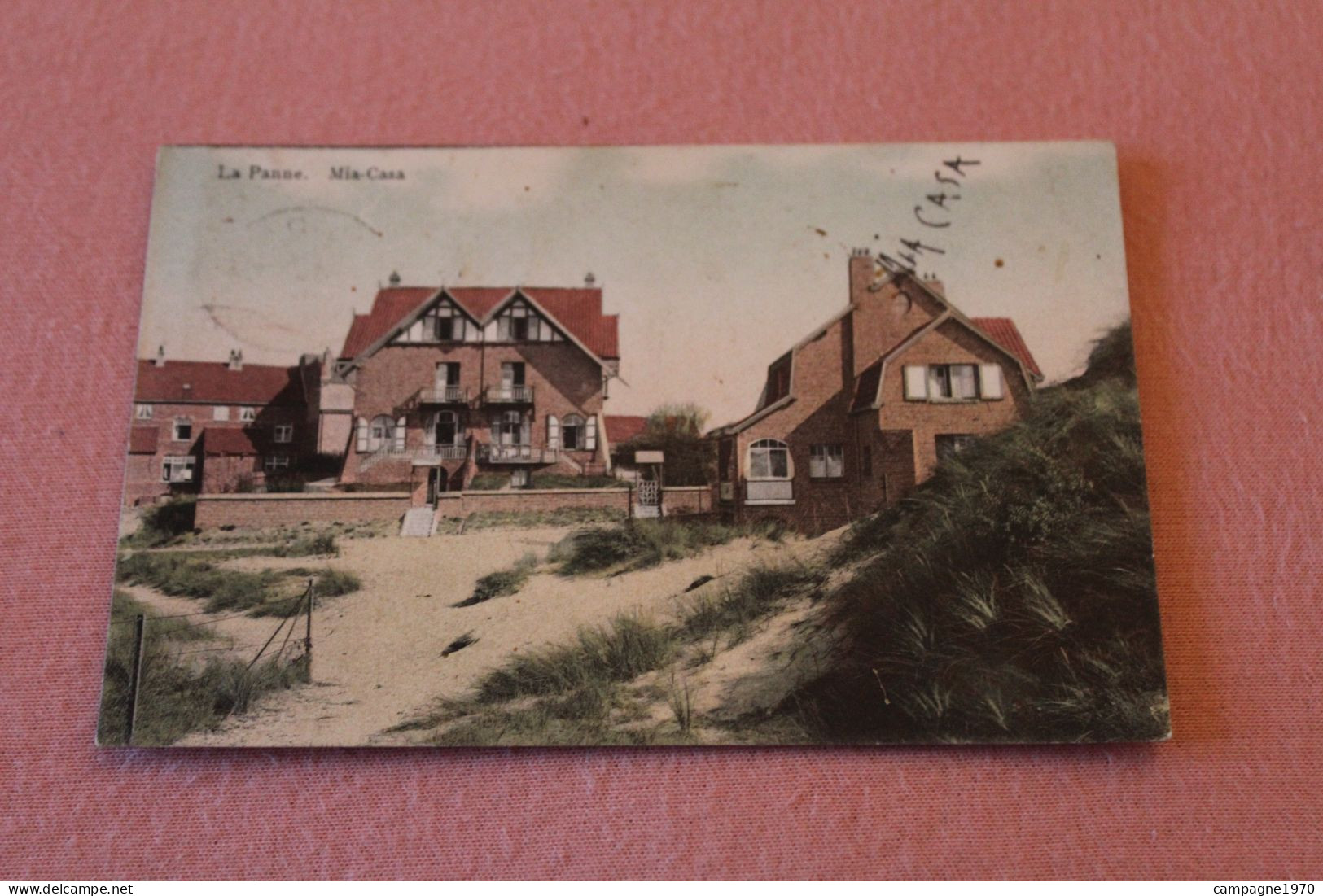 CPA - DE PANNE LA PANNE - MIA CASA ( 1912 )