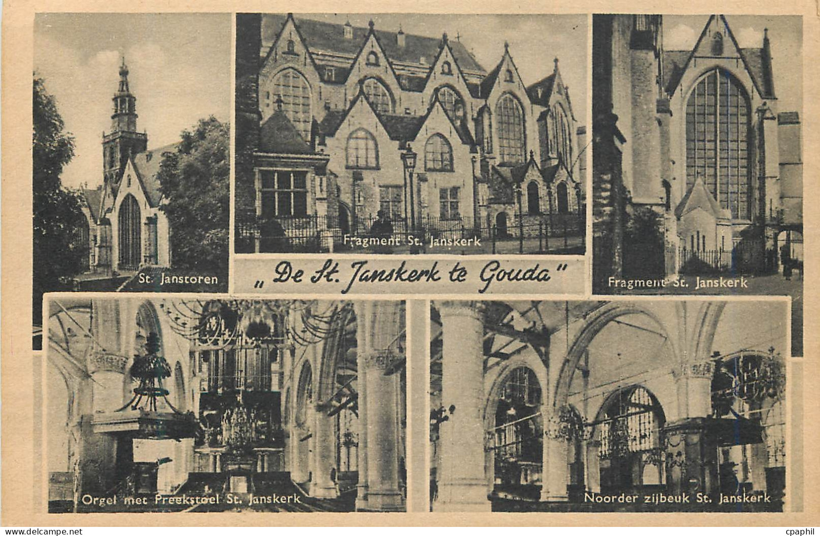 CPA De St Janskerk te Gouda