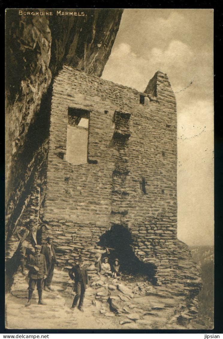 cpa de Suisse Grisons Marmorea -- Burgruine Marmels   JU25-105