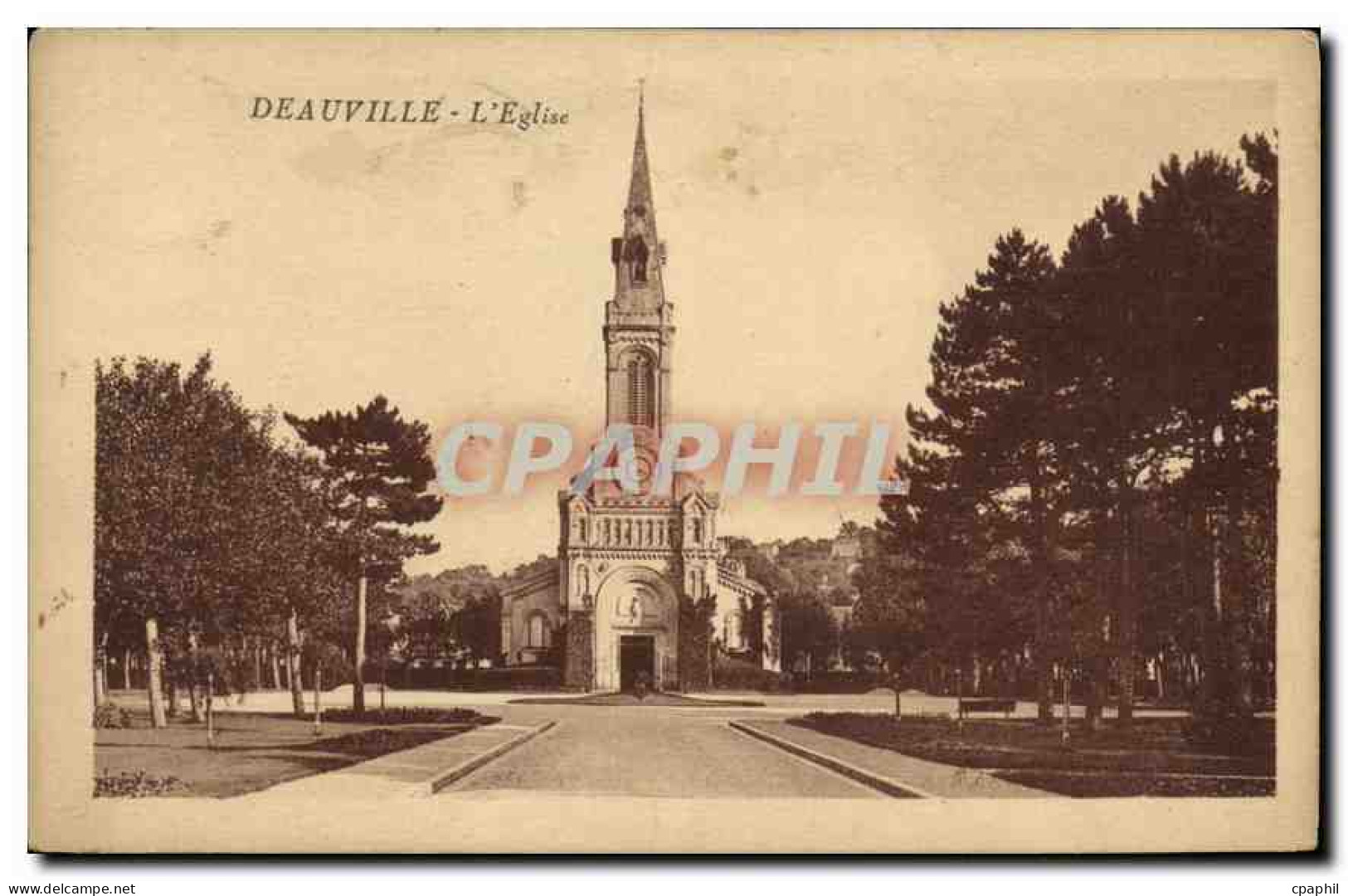 CPA Deauville L'Eglise