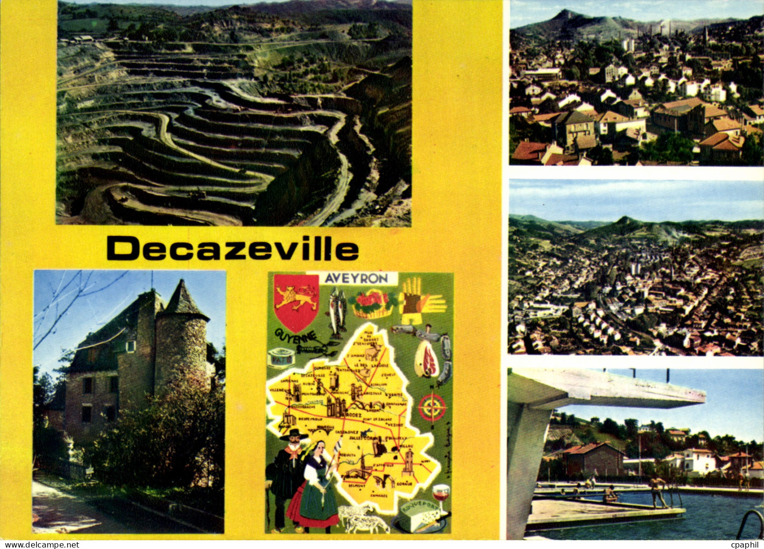 CPA Decazeville Aveyron La Decouverte Vue Generale
