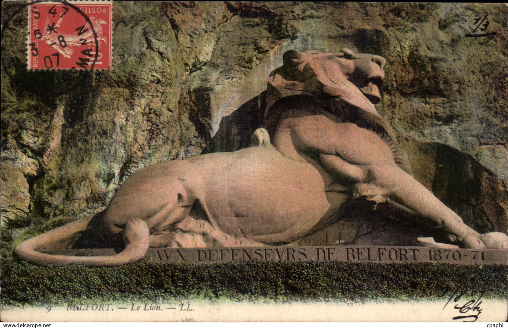 CPA Defenserrs De Belfort Belfort Le Lion