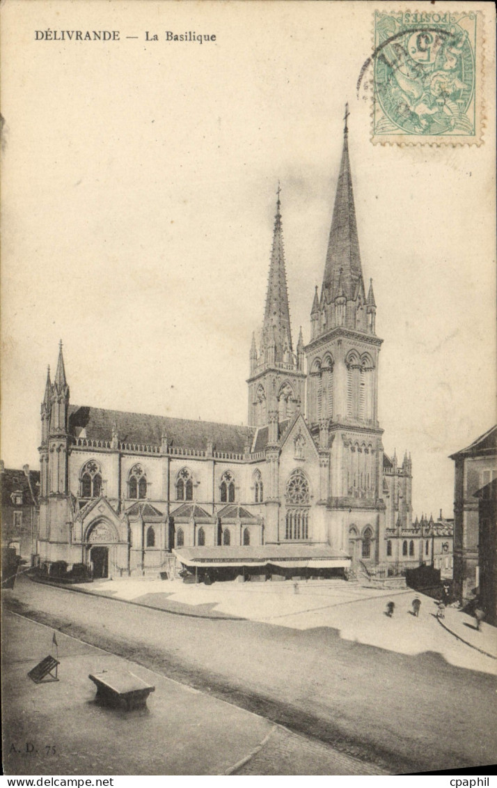 CPA Delivrande La Basilique