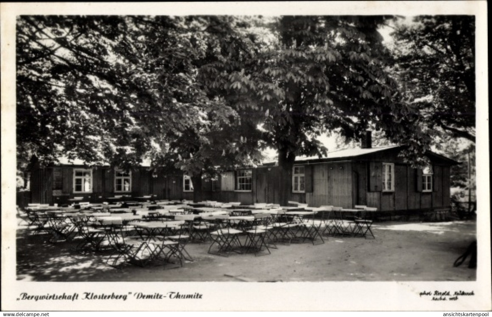 CPA Demitz Thumitz in Sachsen, Bergwirtschaft Klosterberg