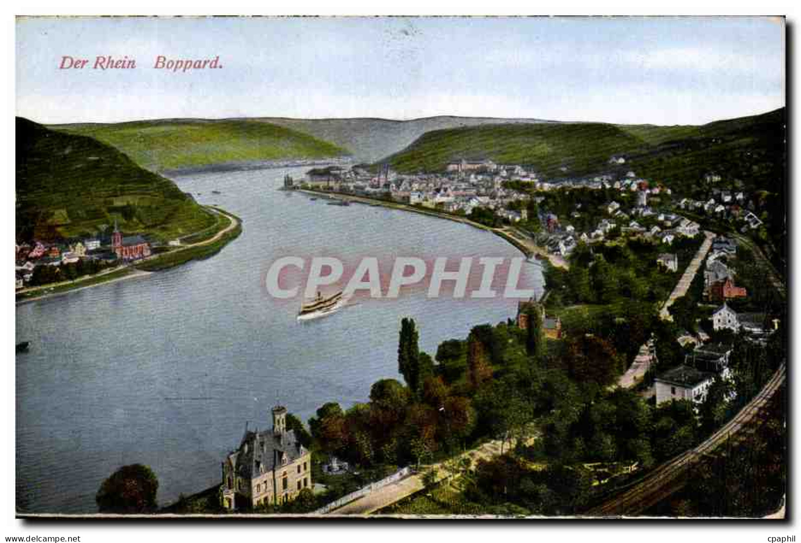 CPA Der Rhein Boppard