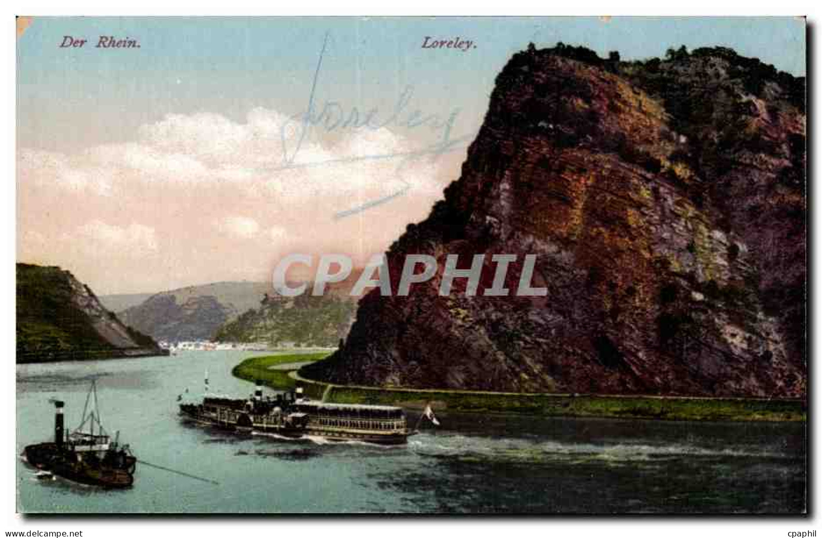 CPA Der Rhein Loreley