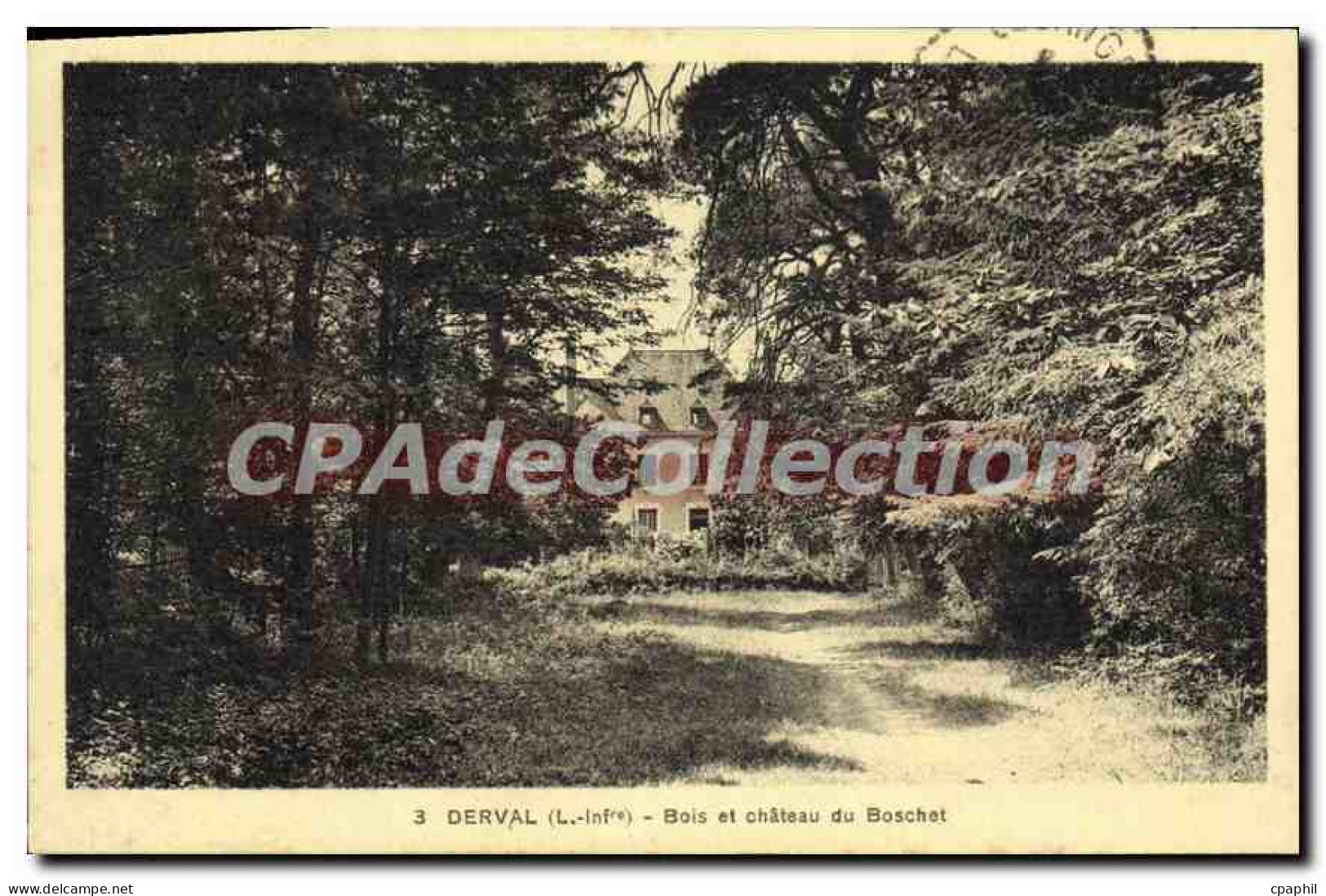 CPA Derval Bois Et Chateau Du Boschet