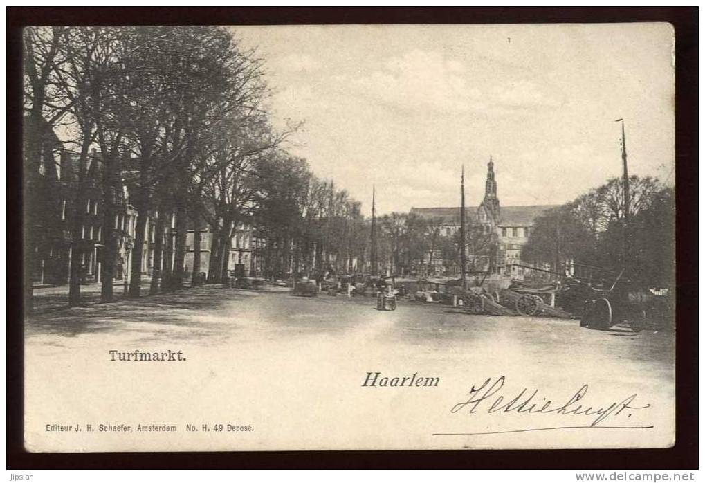 Cpa  des Pays- Bas  Amsterdam Haarlem  Turfmarkt    V3a