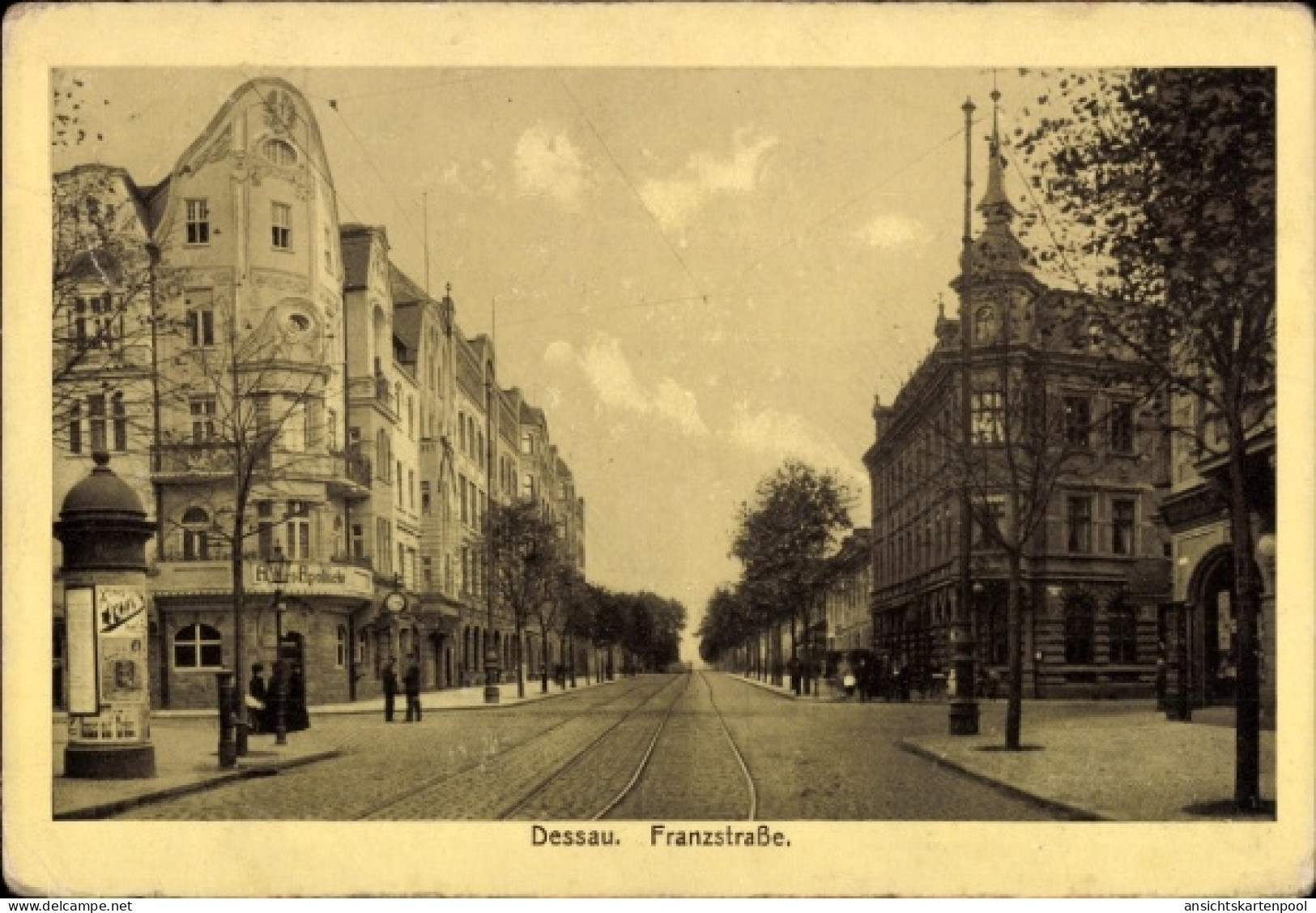 CPA Dessau in Saxe Anhalt, Franzstraße