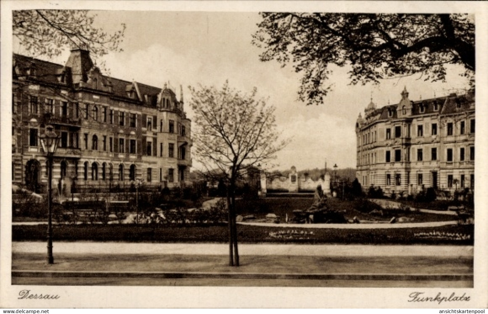CPA Dessau in Saxe Anhalt, Funkplatz
