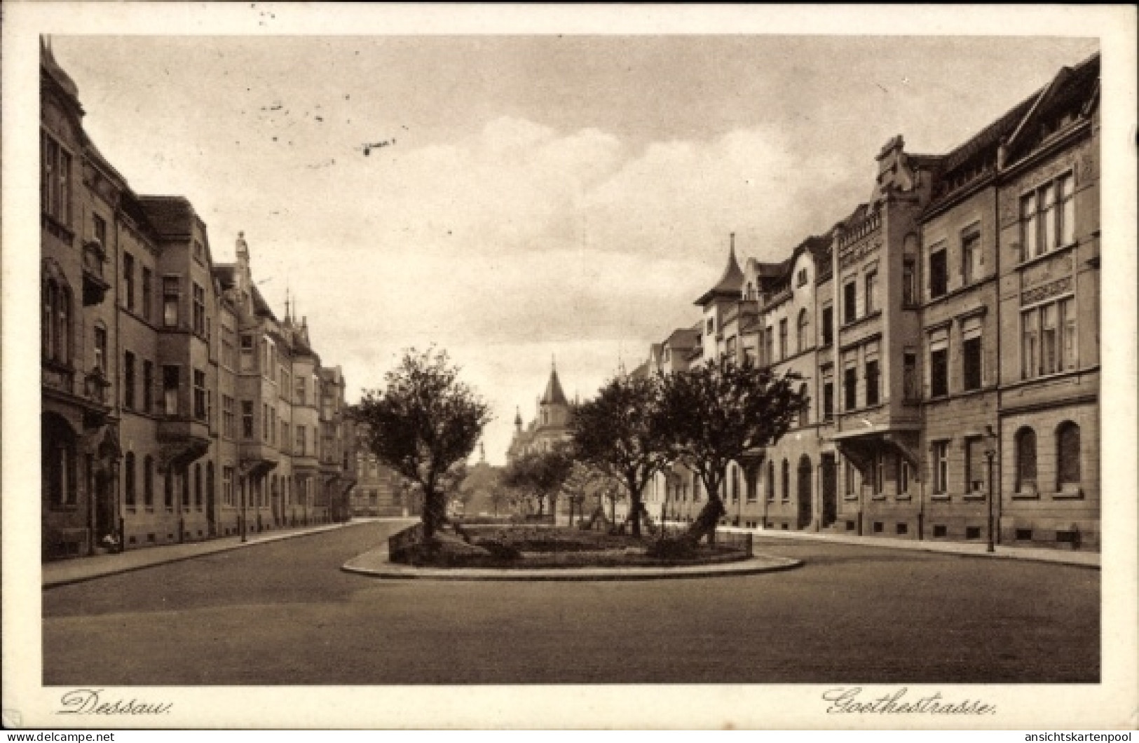 CPA Dessau in Saxe Anhalt, Goethestraße