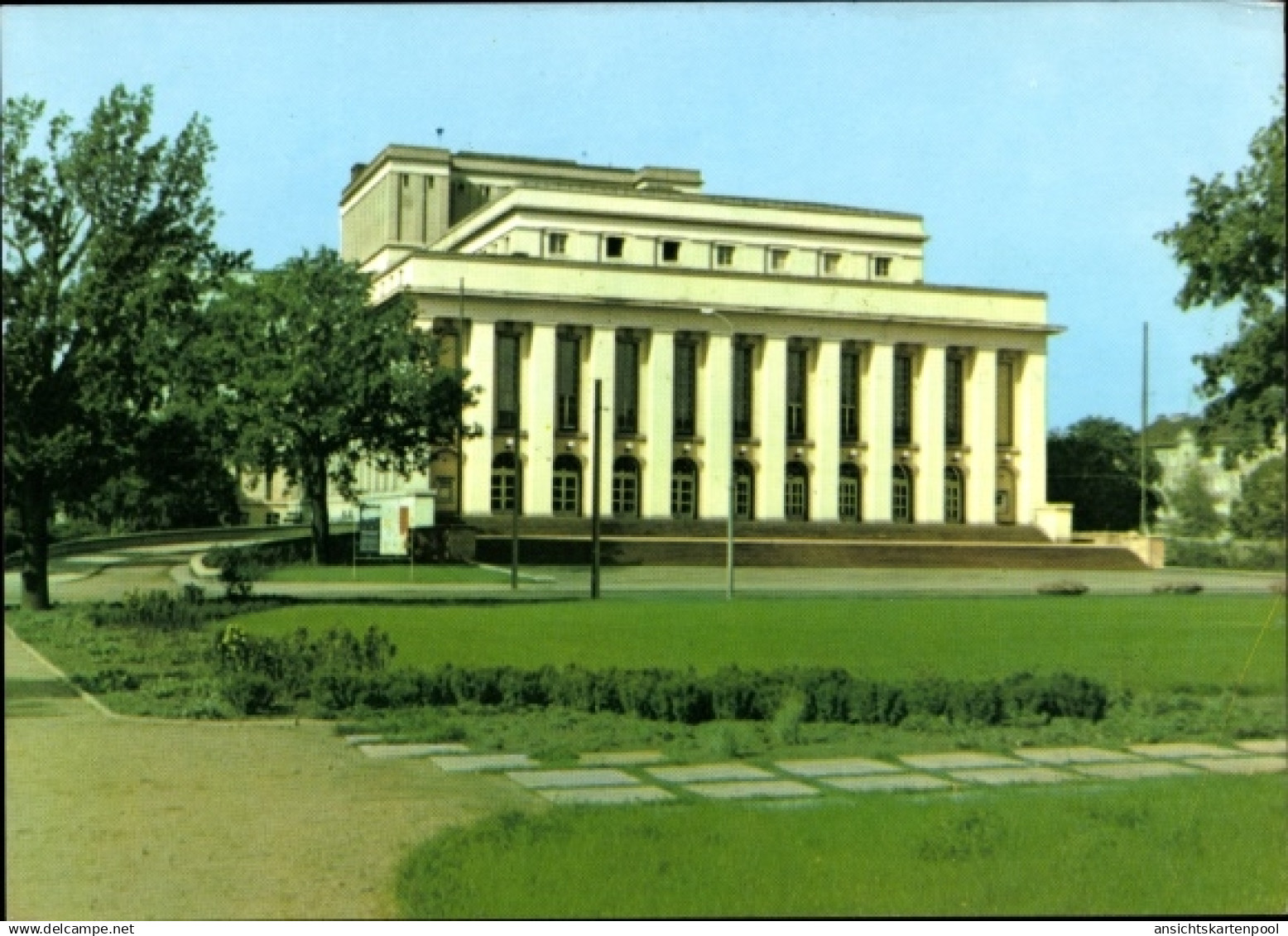 CPA Dessau in Saxe Anhalt, Landestheater