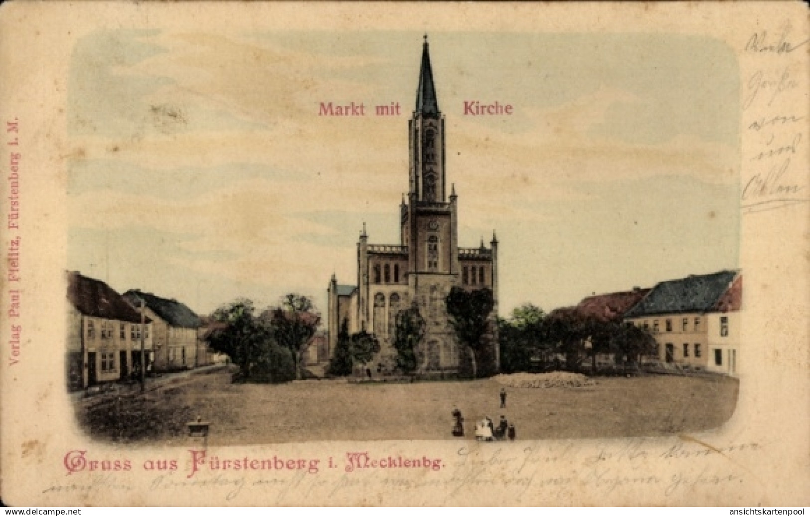 CPA Dessau in Saxe Anhalt, Markt, Kirche