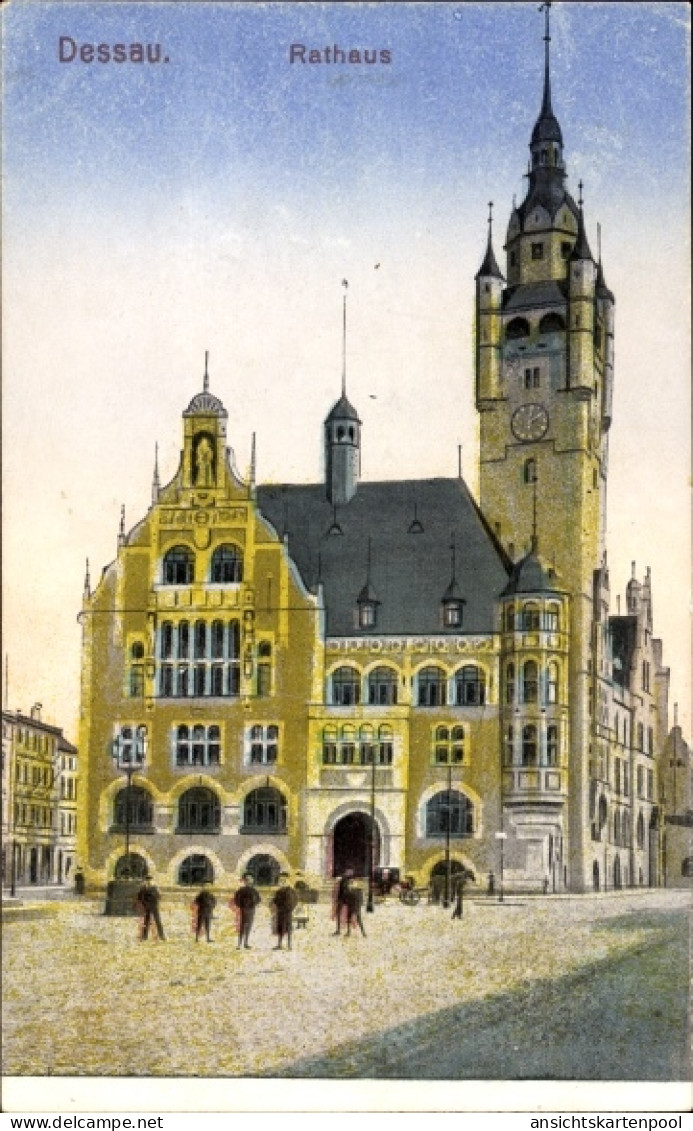 CPA Dessau in Saxe Anhalt, Rathaus