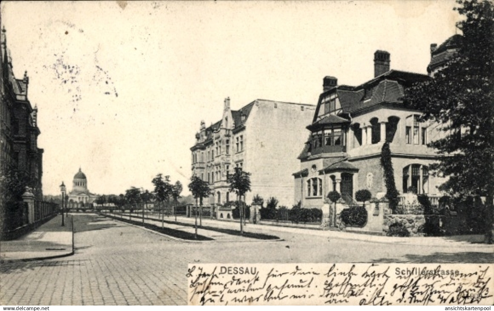 CPA Dessau in Saxe Anhalt, Schillerstraße