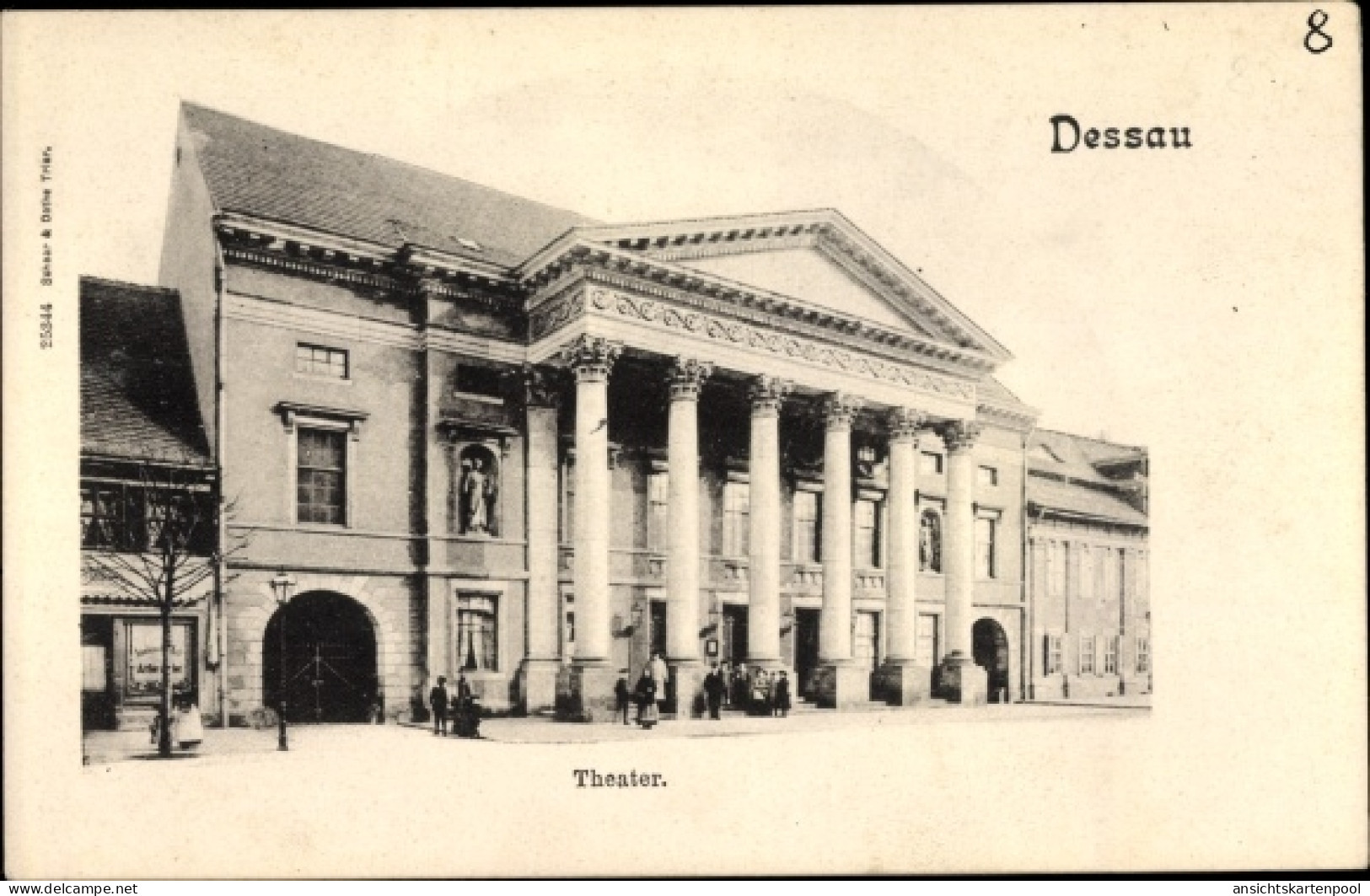 CPA Dessau in Saxe Anhalt, Theater