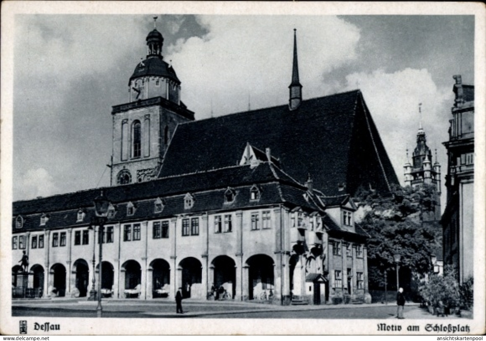 CPA Dessau Saxe Anhalt, Schlossplatz